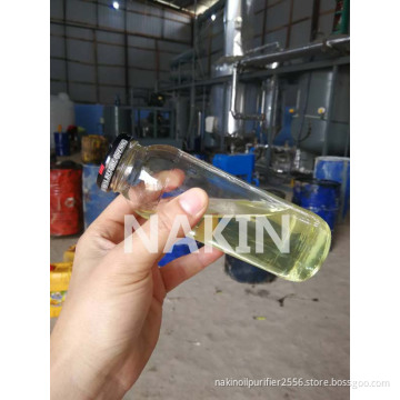 Distillation Machine Oil Purifier Filtering Black Motor Engine Oil Recycling to Base Oil
